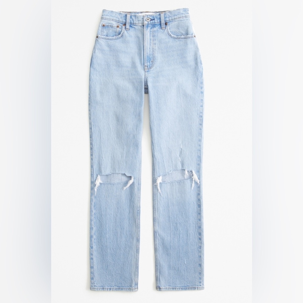 Curve love ultra high rise 90s straight jeans